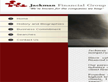 Tablet Screenshot of jackmanfinancial.com